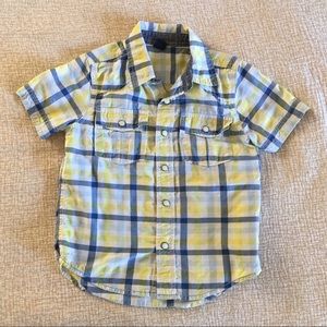 Baby Gap Toddler plaid shirt sleeve shirt